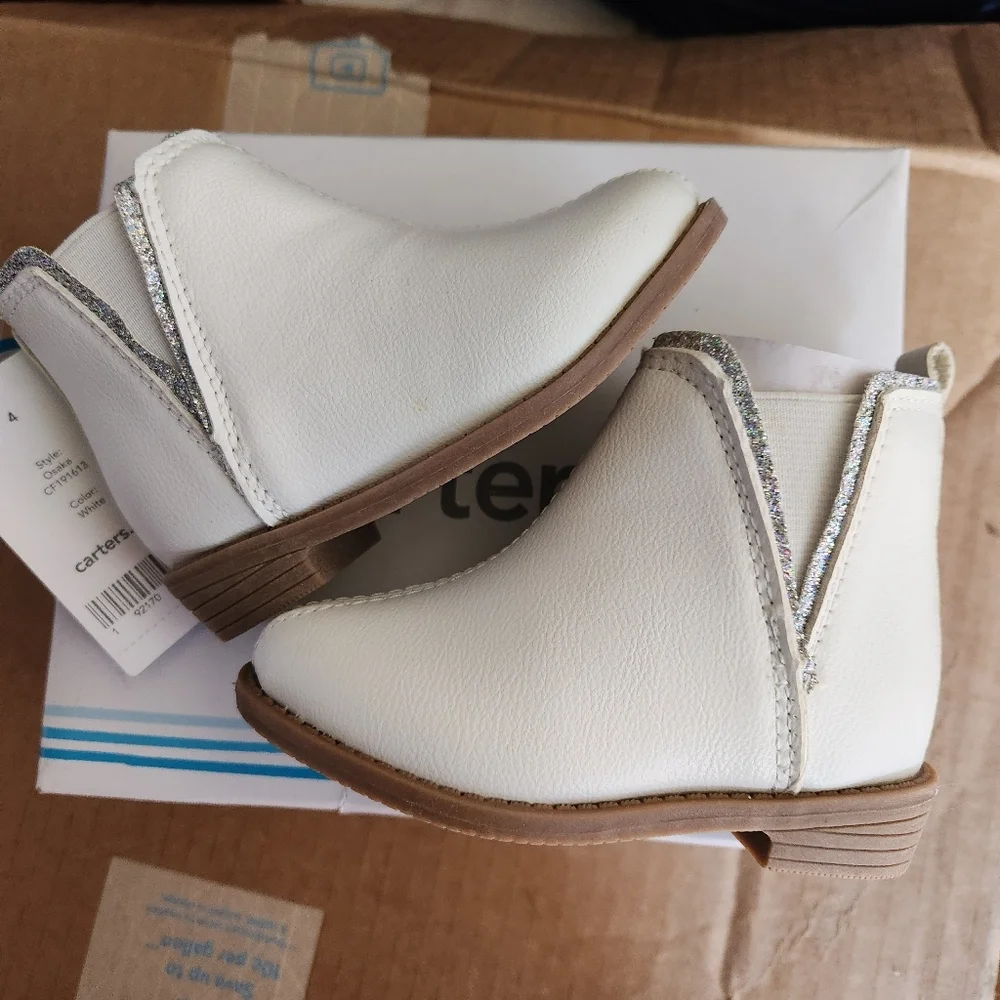Carter's Toddler White Osaka Boots